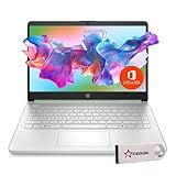 HP 14 Laptop Ultra Thin & Light, Intel N150 Quad-Core Processor, 16G RAM, 128GB SSD, HDMI, USB-C, WiFi 6, SD Card Reader, Microsoft Office 365 Included, Windows 11, Green, XtreDura Accessories