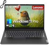 Lenovo 15.6" FHD Laptop Computer for Business and Student, Intel Dual Core Processor, 32GB DDR4 RAM, 1TB PCIe SSD, WiFi 6, BT 5.2, Type-C, HDMI, Numeric Keypad, Black, Windows 11 Pro, Wendbo Cable