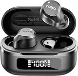 TOZO NC9 Hybrid Active Noise Cancelling Wireless Earbuds, 6 Mics ENC Clear Call, IPX8 Waterproof, in Ear Bluetooth 5.3 Headphones Stereo Bass Ear Buds 59H Playtime with LED Display 32 EQs via APP
