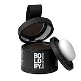 Boldify Hairline Powder, Root Touch Up Hair Color Dark Brown 4g