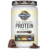 Garden of Life Protein Powder, Vegan Protein Powder, BCAA, Probiotics & Digestive Enzymes, Gluten & Lactose Free, Chocolate, 1.5 LB