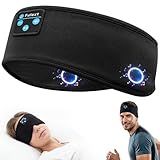 Sleep Headphones Bluetooth 5.4 Headband, Wireless Sleep Headphones with Ultra-Thin HD Stereo Speakers for Side Sleepers, Sweatproof Sports Headband for Workout Yoga Running Cool Gadget Unique Gifts