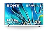 Sony 55-Inch 4K Ultra HD BRAVIA 3 LED Smart TV with Google TV, LED Flat Screen, Dolby Vision HDR, Google TV, Exclusive PS5 Features, (K-55S30)