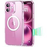 ESR for iPhone 16 Case, Camera Control, Compatible with MagSafe, Shockproof Military-Grade Protection, Magnetic Phone Case for iPhone 16, Classic Hybrid Case (HaloLock), Clear