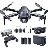CHUBORY X10 PRO Drone with Camera for Adults 4K UHD, 3280 FT Long Range Control, 90 Min Prolonged Flight, Auto Return Function, Follow Me Mode, Brushless Power, 5G FPV RC Quadcopter for Starters (<0.55lb)