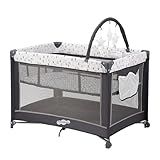 Pamo Babe Pack and Play with Bassinet, Portable Playard for Baby