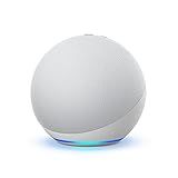 Like-New Amazon Echo (newest model), Alexa speaker with premium sound, Ideal for large bedrooms, living rooms and kitchens, Glacier White