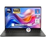 Dell 15 Laptop 2026 New Business Laptop, Intel 12-Core Ultra 7 255U CPU(Up to 5.2GHz), 15.6" FHD Touchscreen, 16 GB DDR5, 1 TB SSD, AI Copilot Key, Backlit Keyboard, Wi-Fi 6, Windows 11 Pro, LD15260