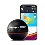 Deeper PRO+ 2 Sonar Fish Finder - Portable Fish Finder and Depth Finder For Kayaks, Boats and Ice Fishing with GPS Enabled | Castable Deeper Fish Finder with FREE User Friendly App