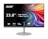 acer SH243Y P1si 23.8" IPS Full HD (1920 x 1080) Zero-Frame Gaming Office Monitor | AMD FreeSync Technology | Up to 144Hz Refresh | 1ms (VRB) | Tilt, Height Adjustment & Swivel | HDMI & VGA Ports