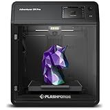 FLASHFORGE AD5M Pro 3D Printer 600mm/s High Speed & Precision, Full-Auto Calibration with 0.4&0.6mm Nozzle Bundle, CoreXY Structure & Auxiliary Chamber Cooling, ≤50 dB Quite Printing Camera Printers