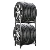 Hershii Tire Rack, Tire Storage Rack Stand Garage Storage Shelf Organizer