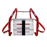 WINSENSE Retractable Fire Escape Ladder 2 Story Homes, 15 Foot with Wide Portable Aluminum Anti-Slip Steps for Adults Emergency Window Exit