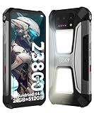 8849 Tank 2 Pro Rugged Smartphone Unlocked, 24+512GB/1TB Android 14 Rugged Cell Phone with Projector, 6.79’’ 4G Waterproof Mobile Phones 23800mAh, Fingerprint/Dual Sim/OTG/GPS/Face ID