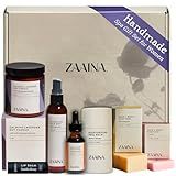 ZAAINA Spa Gift Set for Her - Relaxation Spa Kit for Women, Holiday Spa Gift Basket, Pampering At Home Bath and Body Self Care Spa Package, Christmas Gifts for Mom Wife, Spa Birthday Gifts for Women
