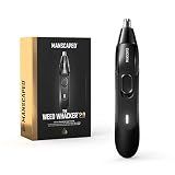 MANSCAPED® The Weed Whacker® 2.0 Electric Nose & Ear Hair Trimmer – 7,000 RPM Precision Tool with Rechargeable Battery, Wet/Dry, Easy to Clean, Improved Stainless Steel Replaceable Blade