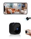 AOBOCAM 1080P HD Mini Camera for Indoor Security with App Control Motion Detection & Night Vision Wireless WiFi Rechargeable Pet Camera for Home/Office 24/7 Cycle Save (1080P)