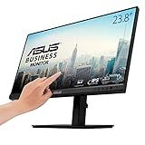 ASUS 24" 1080P Multi-Touch Monitor (BE24ECSBT) - Full HD, IPS, 10-Point Touch, IPS, Eye Care, USB-C with Power Delivery, HDMI, DisplayPort Daisy Chain, Height Adjustable, VESA Wall Mountable