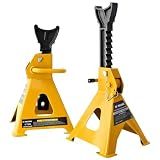 KOERZORE 1 Pair 3 Ton Jack Stands for Cars, SUVs, Sedans and Vehicle Repair