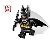 LEGO Super Heroes DC Batman Minifigure - Batman (in Black Suit with Batcape and Bat-a-rang) Junior Sets