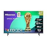 Hisense 40-Inch Class QD4 Series Hi-QLED FHD Smart Fire TV (40QD4QF) - Quantum Dot Color, DTS Virtual: X, Alexa Built in, Slim Bezel Design