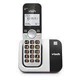VTech Cordless Phone with Large Display and Big Buttons, DECT 6.0 with Caller ID/Call Waiting, Full Duplex Speakerphone, ECO Mode, Last 10 Number Redial, Easy to Use,VG231