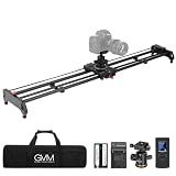 GVM 48"/120CM Carbon Fiber Motorized Camera Slider, Professional Camera Slider with Remote Control, Support Video Mode, Time Lapse Photography, Horizontal, Tracking and 120° Panoramic Shooting