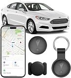 Undetectable GPS Tracker for Vehicles - Real-Time Tracking, No Monthly Fee/No SIM Card, Works with iOS Find My | Mini Hidden Magnetic GPS Locator, Ultra-Slim, IP68 Waterproof, Reliable Performance