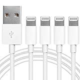 4Pack [Apple MFi Certified] Charger Lightning to USB Charging Cable Cord Compatible iPhone 14/13/12/11 Pro/11/XS MAX/XR/8/7/6s Plus,iPad Pro/Air/Mini,iPod Touch (3.3ft)
