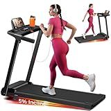 Treadmill with Incline, 3.0HP Small Treadmills for Home, Portable Electric Treadmill with Handles,Lightweight Walking Pad,Compact Running Treadmills,Walking Pad with Handle,LED Dispay,300LBS Capacity