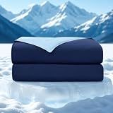 WDCOZY Cooling Comforter King Size, QMAX>0.4 Soft Blanket for Hot Sleepers