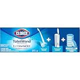 Clorox ToiletWand Toilet Cleaning Kit, ToiletWand, Caddy and 6 Refills, Pack of 6 (Pack May Vary)