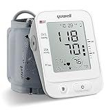 yuwell Blood Pressure Monitor, Large Upper Arm Blood Pressure Cuff, Digital Blood Pressure Machine for Home Use, Large Display, Stores 99 Readings, Voice Broadcasting with Power Adapter and Batteries
