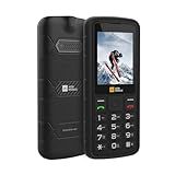 AGM M9 Rugged Feature Phone, 4G Basic Cell Phone, Simple Mobile Phone, Waterproof & Drop-Proof, Large Buttons, Large Fonts, Speed Dial, 3 Card Slots, FM Radio, Flashlight, 1200mAh, for T-Mobile ONLY