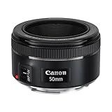 Canon EF 50mm f/1.8 STM Lens, Black, Compatible with Canon EOS DSLR Cameras