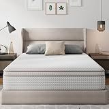 Novilla 14 Inch California King Mattress in a Box, Hypoallergenic & Back Pain Relief, Cal King Mattresses with Smarts Coils, Fiberglass Free CertiPUR-US Certified Colchones Cal No Box Spring Needed