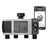 Orbit B-hyve XD 4-Port Smart Hose Watering Timer - App Controlled - Smart WeatherSense - Bluetooth Sprinkler Timer with Remote Control - Multi Outlet Yard Irrigation System - 24634
