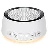 Sound Machine Night Light White Noise Machine with 30 Soothing Sounds 12 Colors Night Light Sleep Machine for Baby Kids Adults Brown Pink Nosie Machine with 32 Volume Levels for Office Home Travel