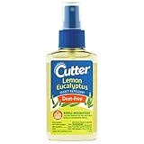 Cutter Lemon Eucalyptus Insect Repellent, No DEET Mosquito Repellent, 4 fl Ounce (Pump Spray)