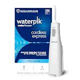 Waterpik Cordless Express Portable Water Flosser, 3 AA Batteries, White