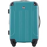 Travelers Club Chicago Hardside Expandable Spinner Luggage, Teal, 22" Carry-On