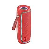 TECIGO Portable Bluetooth Speakers Outdoor Portable Bluetooth Speaker，10 Hours of Playtime，Bluetooth 5.3, Wireless Bluetooth Speaker for Portable Music Enjoyment Red