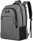 MATEIN Travel Laptop Backpack, 15.6 Inch College School Computer Bag, Grey