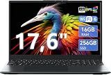 Ofive 17.6" FHD+ Laptop, Core i3-10100Y, 16GB RAM 256GB SSD, Win 11,Black