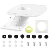 APT-F-150-01 Aluminum Radar Mount 6" Forward Leaning Compatible with Garmin Raymarine Simrad Radomes