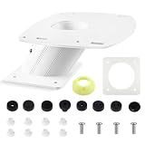 APT-F-150-01 Aluminum Radar Mount 6" Forward Leaning Compatible with Garmin Raymarine Simrad Radomes