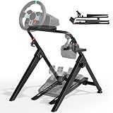 ARES WING Sim Racing Wheel Stand, Foldable Racing Simulator Cockpit, Formula and GT Sim Racing Cockpit Compatible with Fanatec, Thrustmaster, Logitech, Moza, Racing Games on PS5, PS4, Xbox and PC