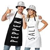 4 Pcs Salt and Pepper Costumes, Couples Halloween Costumes for Adults