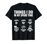 Things I Do In My Spare Time Funny Car Guy Car Enthusiast T-Shirt