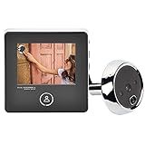 Sonew Digital Door Viewer, 3 inches TFT LCD Screen HD Smart Peephole Visual Doorbell with 1MP IR Night Vision Camera, Easy to Use, for Home Security (2)